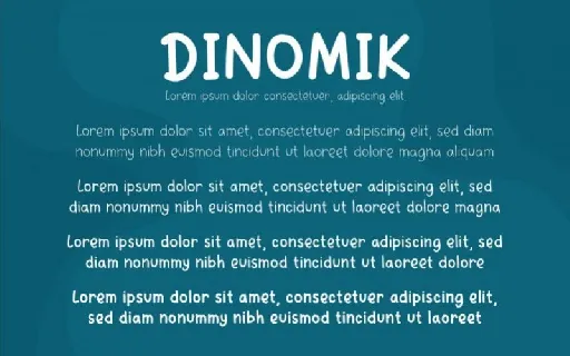 Dinomik Semibold font