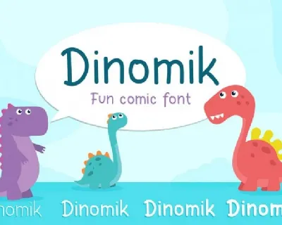 Dinomik Semibold font