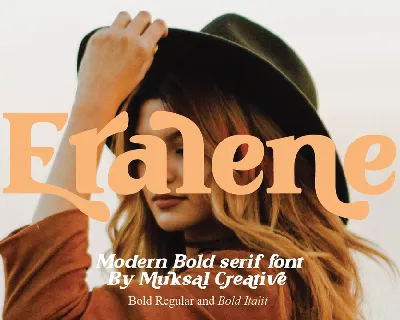 Etalene font