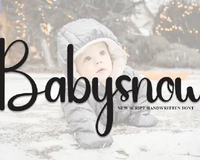 Babysnow Script font