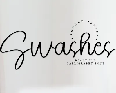 Swashes font