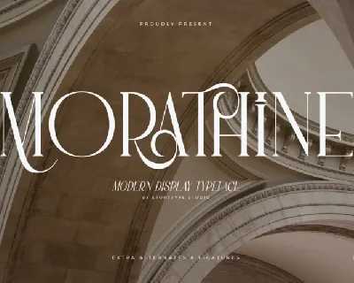 Morathine font