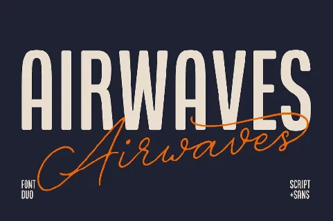 Airwaves font