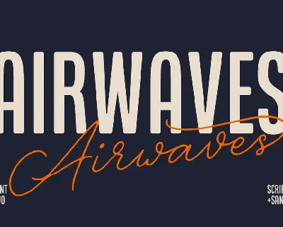 Airwaves font