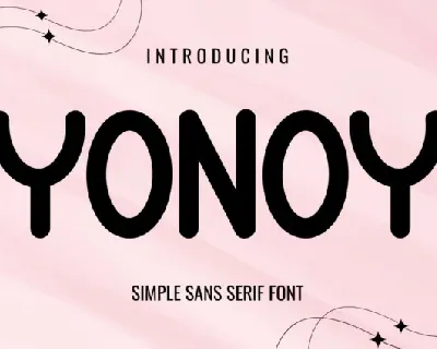 Yonoy Display font