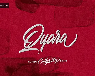 Qyara Calligraphy font