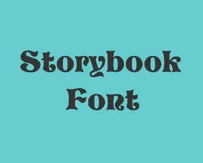 Storybook font