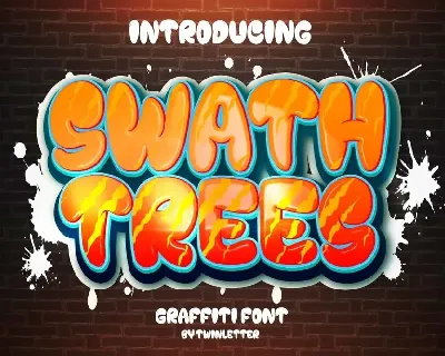 Swath Trees font