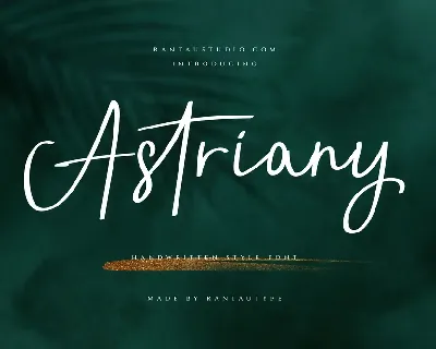 Astriany font