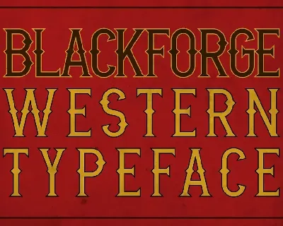 Blackforge font