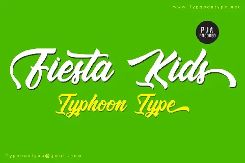 Fiesta Kids Script font