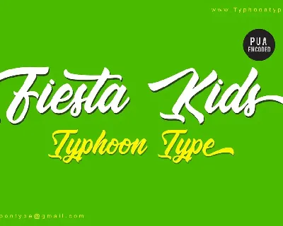 Fiesta Kids Script font