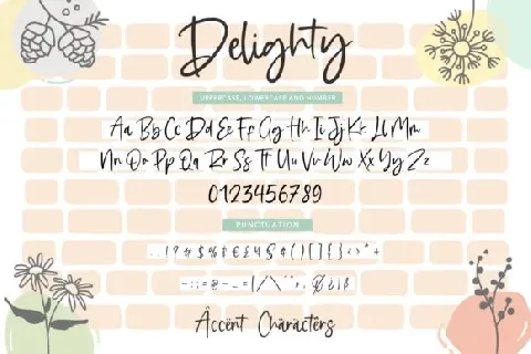 Delighty Bold Handwritten font