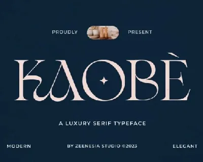 Kaobe font