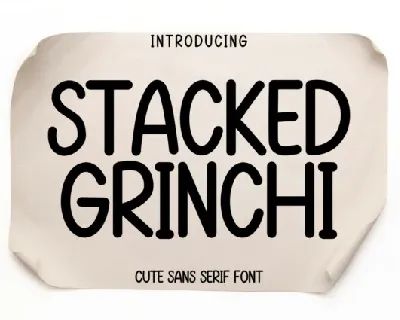 Stucked Grinchi font