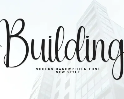 Building Script font