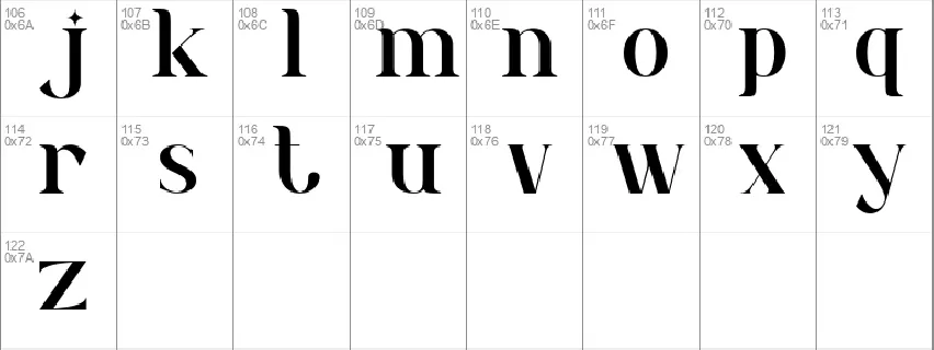 Nirpa font