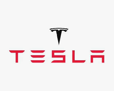 Tesla Logo font