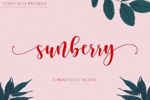 Sunberry Script font