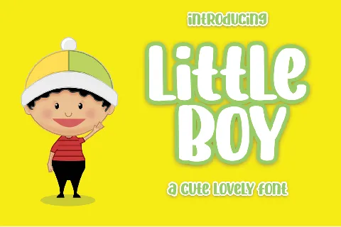 Little Boy Display font