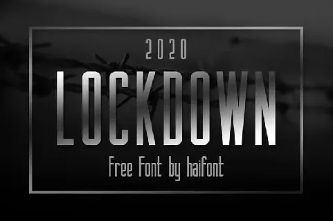 Lockdown Sans Serif font