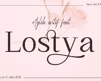 Lostyla font