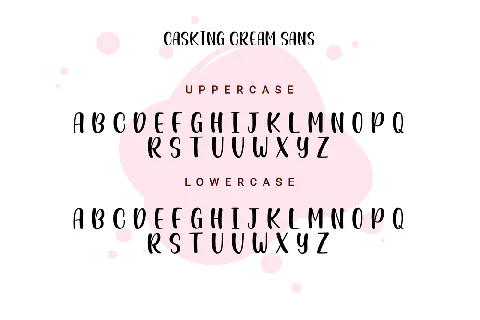 Casking Cream font