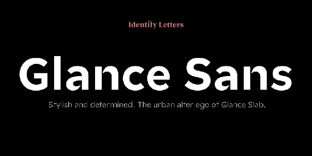 Glance Sans font