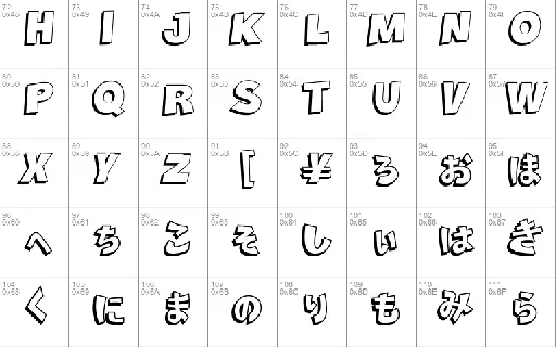 Nipponika Cartoon font