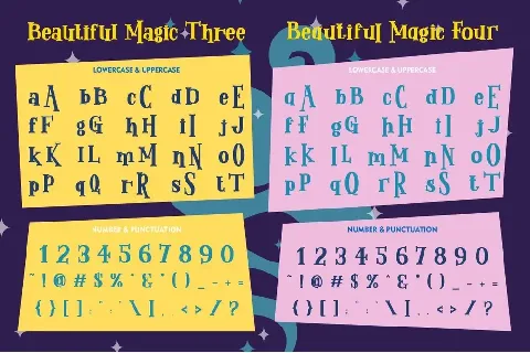 Beautiful Magic font