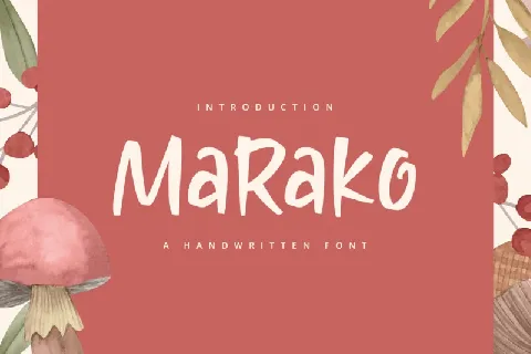 Marako Display font