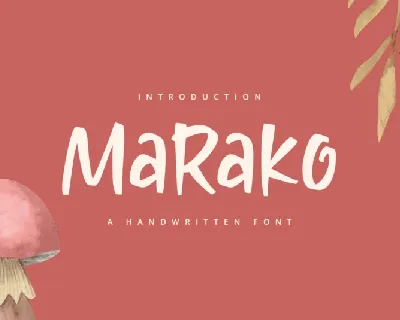 Marako Display font