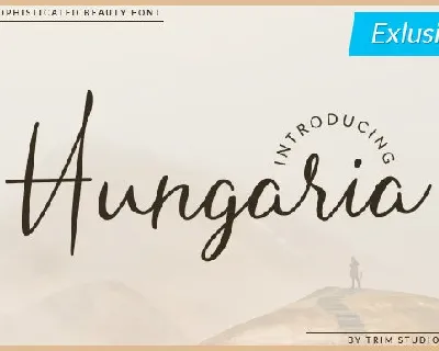 Hungaria Script font