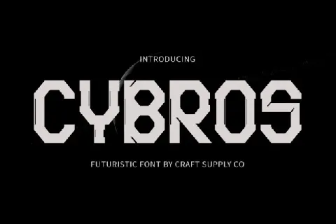 Cybros font