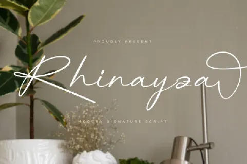 Rhinayza font