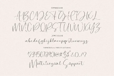 Bridescript font