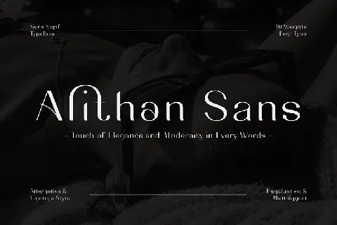 Alithan Sans Family font