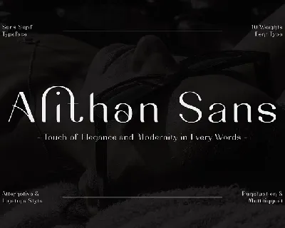 Alithan Sans Family font