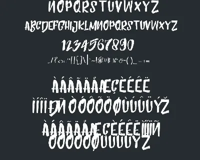 Humblle Rought Free font