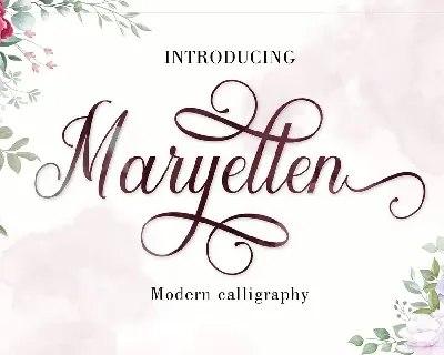 Maryellen font