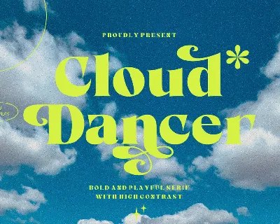 Cloud Dancer font