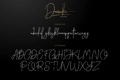 Daisuke font