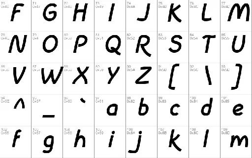 InColhua font