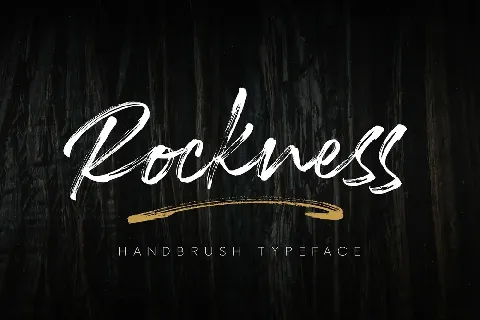 Rockness Handbrush font