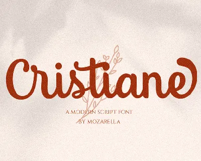 Cristiane font