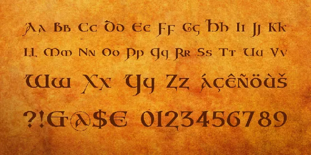 Vespasian2018 font