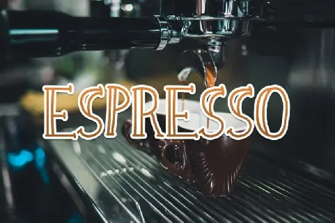 Barista Urban Coffee Display font