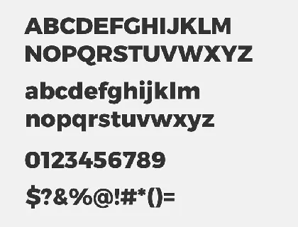 Trueno Sans Family font