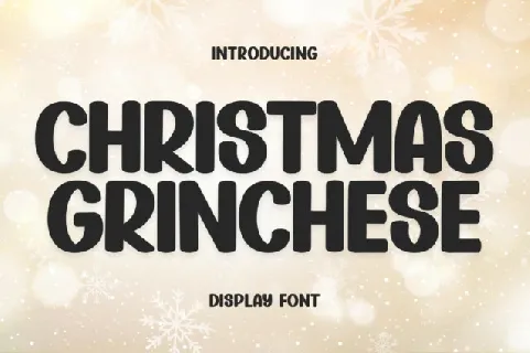Christmas Grinchese font