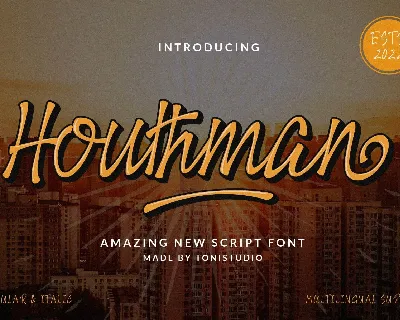 Houthman font